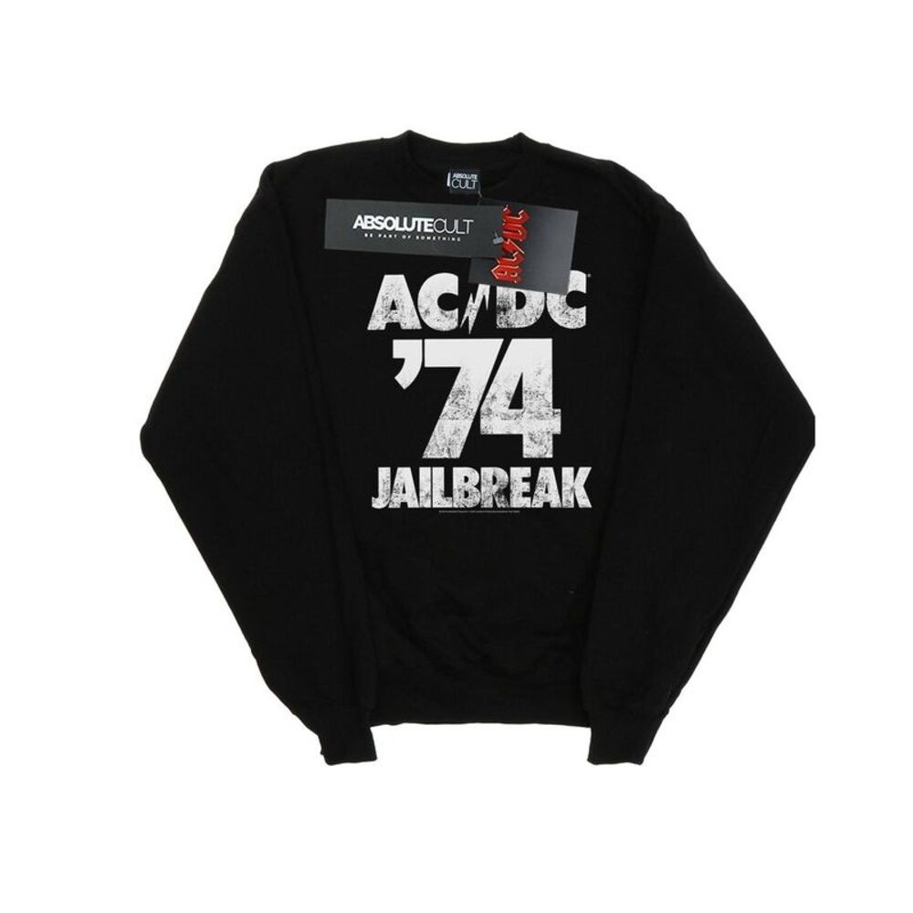 AC/DC Mens Jailbreak 74 Sweatshirt / Black